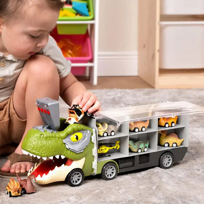 Dinosaur Transport Truck Set