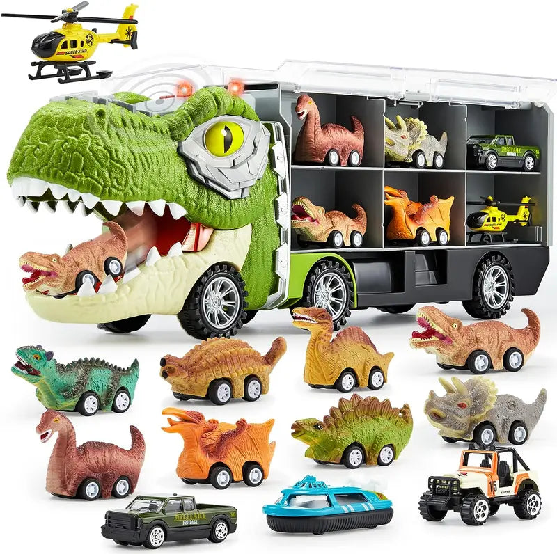 Dinosaur Transport Truck Set